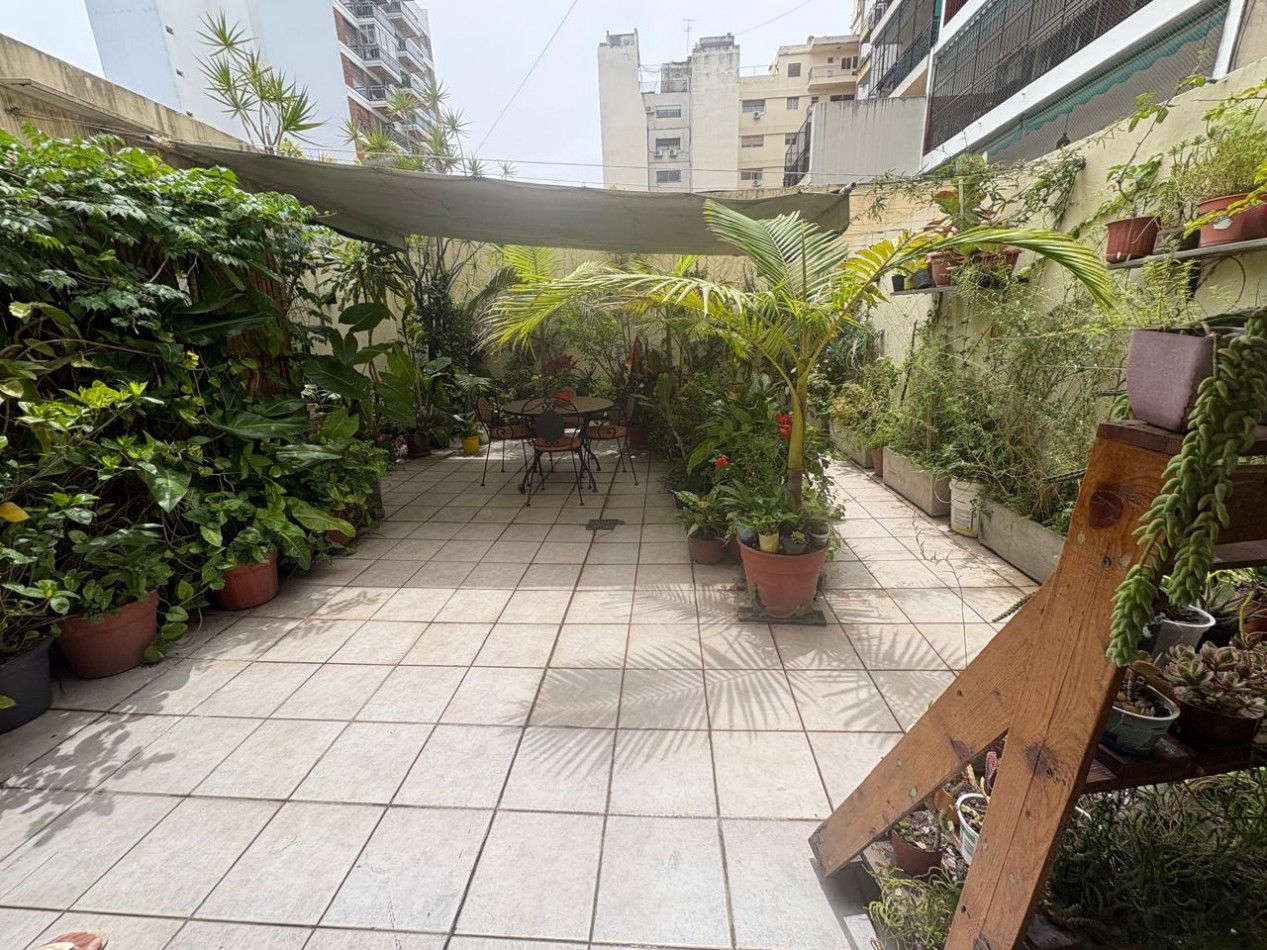 3 ambientes con gran patio en Colegiales