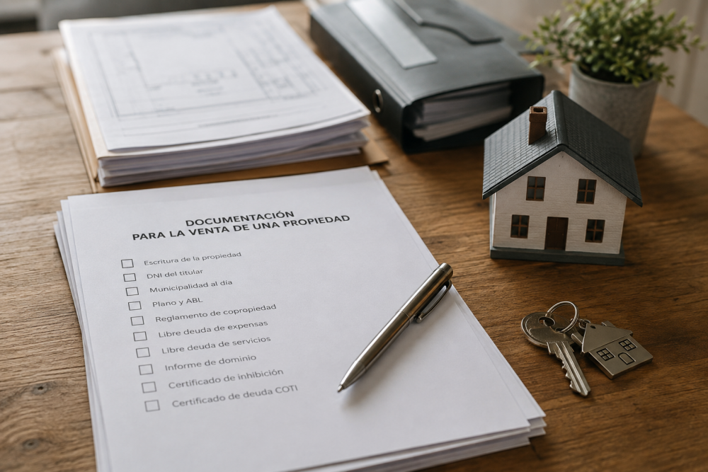 Estás por poner a la venta tu inmueble? Sabés que documentación necesitas para hacerlo?